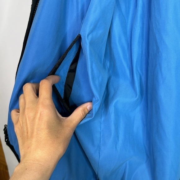 Vintage Mulberry Street Mountain Snowflake Reversible Fuzzy Ski Jacket Medium - Picture 8 of 11